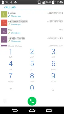 KitKat Dialer android App screenshot 5